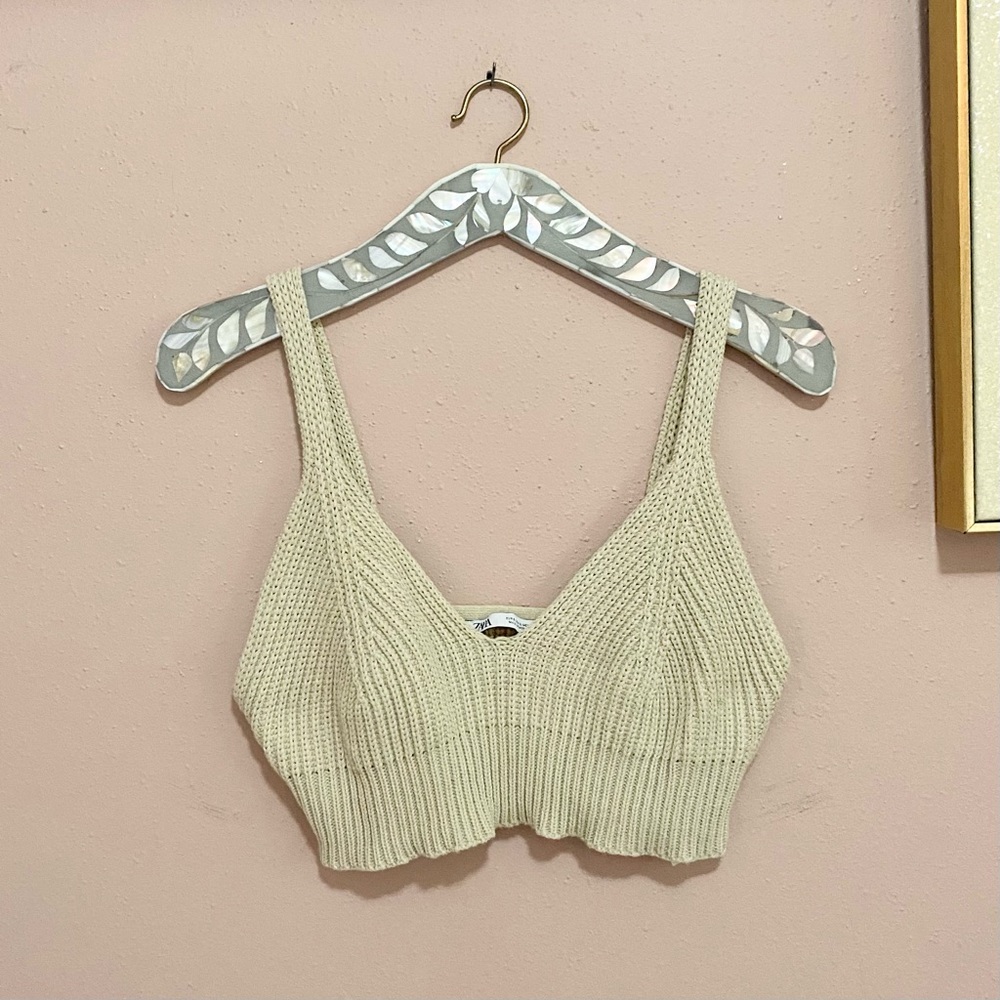 Zara | Crochet Knit Top